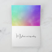 Coeur de Merci souriant sur aquarelle (Intérieur)