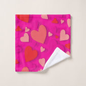 Coeur de papier décoratif 2 (Gant de toilette)