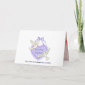 Cœur de pétale de rose - Modèle (Dos)