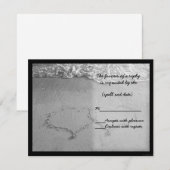 coeur de plage bw rsvp (Devant / Derrière)