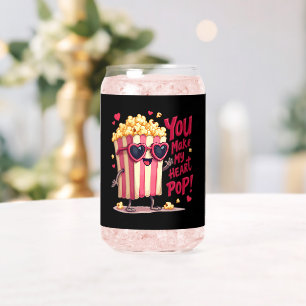 Cœur de Popcorn Design de la Saint-Valentin Pop