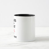 Coeur de soins de santé Infirmière café Mug (Centre)