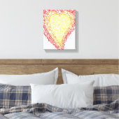 Coeur de toile plaquée or (Insitu(Chambre))