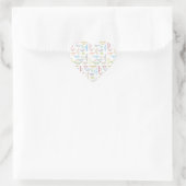 Cœur Décembre, 12 Anniversaire Sticker (Sac)