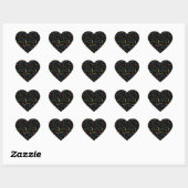 Cœur Décembre 7 Anniversaire Sticker (Feuille)