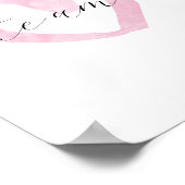 Coeur Décor Moderne Valentines Poster Cadeau Art (Coin)