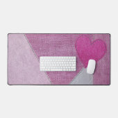Coeur Denim rose (Clavier et souris)