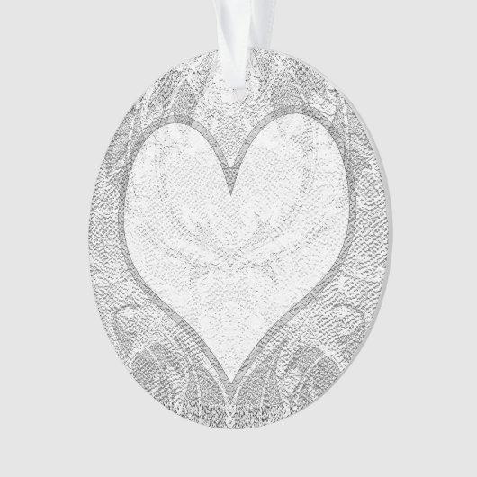 Coeur dentée Ajouter un texte (devant)