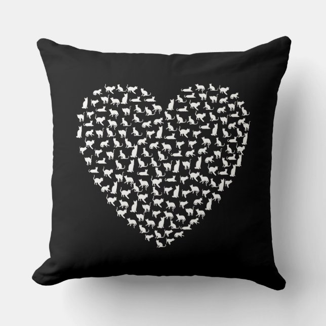 coeur des chats coussin (Recto)