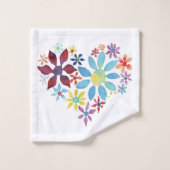 Coeur des fleurs (Gant de toilette)