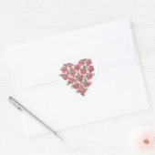 Coeur des fleurs - Stickers (Enveloppe)