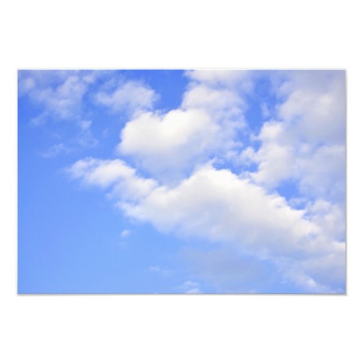 Coeur des nuages Photo Prints (Devant)