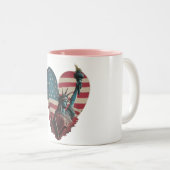 Coeur des tasses de la Liberté (Devant droit)