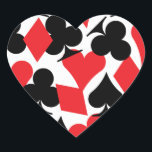 Cœur Destiny Las Vegas Mariage Coeur Sticker<br><div class="desc">Un autocollant pour coordonner avec la suite Destiny,  l'utiliser sur les faveurs,  enveloppes,  et plus ! � 2birdstone 2013</div>