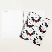 Coeur d'Halloween avec ailes de chauve-souris noir (Devant avec enveloppe)