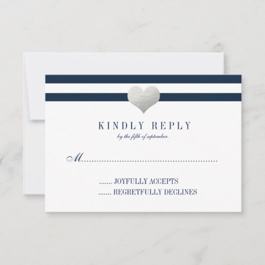 Coeur d'huile d'argent + rayures RSVP (Devant)
