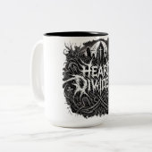 Coeur divisé - Mug de cimetière (Devant gauche)