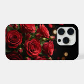Cœur Doré Élégant – Coque iPhone 15 Pro Valentin (Verso Horizontal)