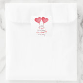 Coeur doux avec points Sticker scolaire Traite Fav (Sac)