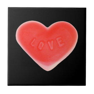 Coeur doux Carreau noir