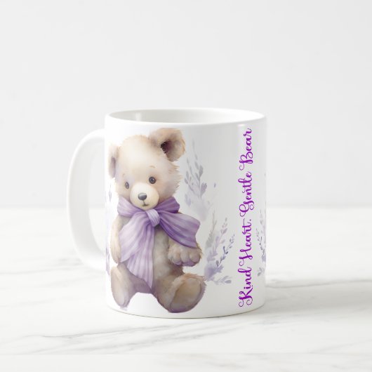 Coeur doux Ours Mug (Devant gauche)