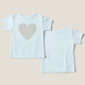 Coeur doux | Saupoudrer bébé (Design Recto & Verso)