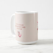 Coeur doux Valentines céramique 15 oz Mug (Devant gauche)