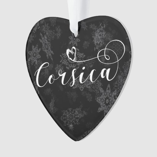 Coeur du drapeau corse, Corse, France (devant)
