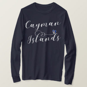 Coeur du drapeau des îles Caïmans, T-shirt des île