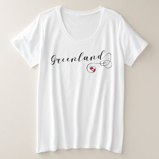 Coeur du drapeau du Groenland (Design devant)