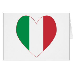 Coeur du drapeau italien