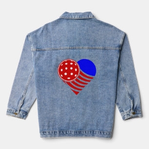 coeur du pickball d'amour