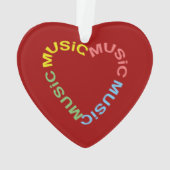 Coeur du texte de musique (dos)