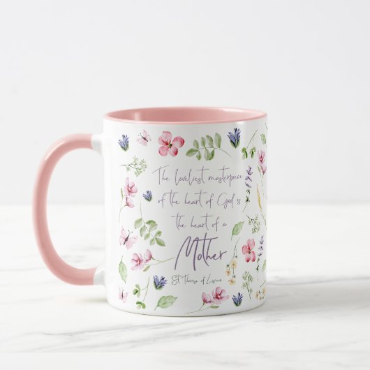 Coeur d'une mère Mug (Gauche)
