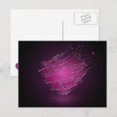 Coeur éclatant - Carte postale (Devant / Derrière)