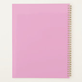 Cœur élégant rose et or sur mesure (Dos)