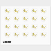 Cœur Ella : Sticker cardiaque (Feuille)