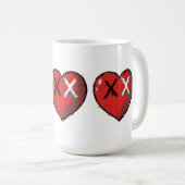 Coeur émoji mug (Devant droit)