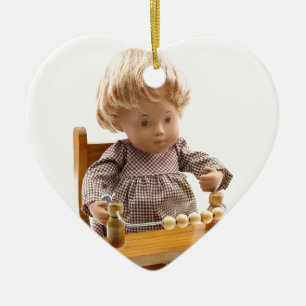 Cœur En Céramique 501 Sasha Baby miel blonde Ornement de sable