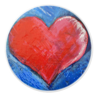 coeur en céramique de bouton