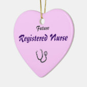 Cœur En Céramique Futur ornement de RN (Gauche)