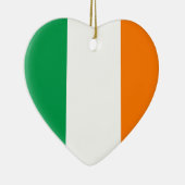 Cœur En Céramique Irlande - Ornement cardiaque du drapeau (Droite)