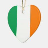 Cœur En Céramique Irlande - Ornement cardiaque du drapeau (Gauche)