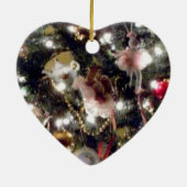 Cœur En Céramique Ornement de prune de sucre (Dos)