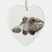 Cœur En Céramique Ornement Gator (Droite)
