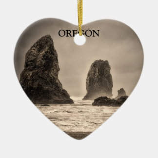 Cœur En Céramique Ornement : Les Aiguilles 1 Toné (Coeur)