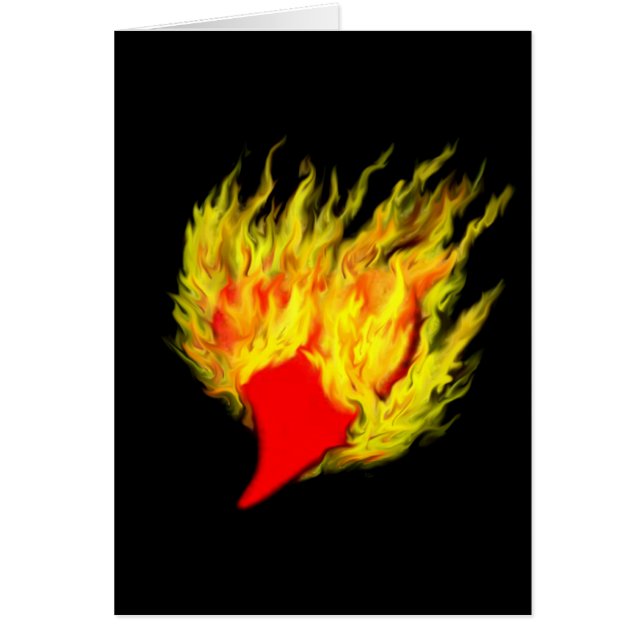 Coeur en flammes (Devant)