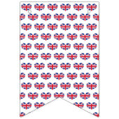 Coeur en forme Royaume-Uni Drapeau / Union Jack (Premier drapeau)
