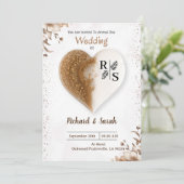 Coeur En Harmonie Invitation (Debout devant)