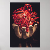 Coeur en main Print, Poster Paper (Matte)frame opt (Devant)
